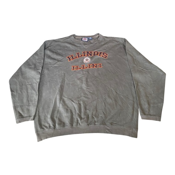 Varsity Athletics Other - Vintage Varsity Athletics Gray Illinois Illini Men's Crewneck Sweatshirt Size XL